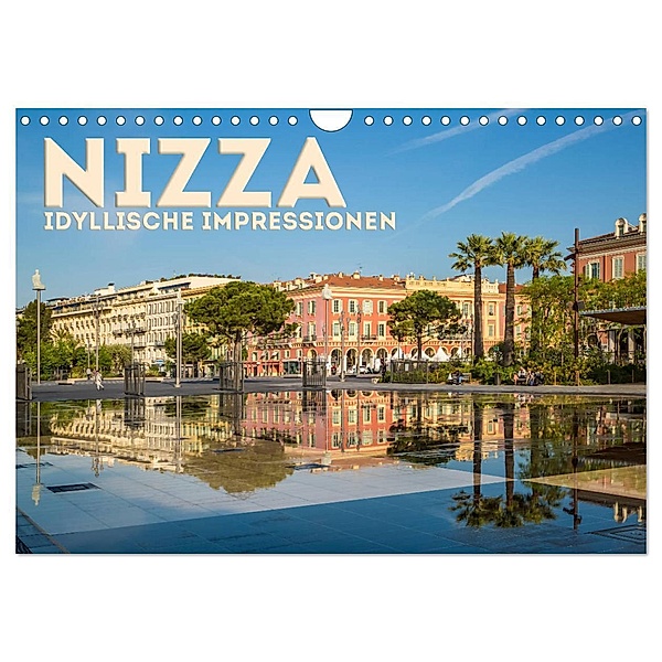 NIZZA Idyllische Impressionen (Wandkalender 2024 DIN A4 quer), CALVENDO Monatskalender, Melanie Viola