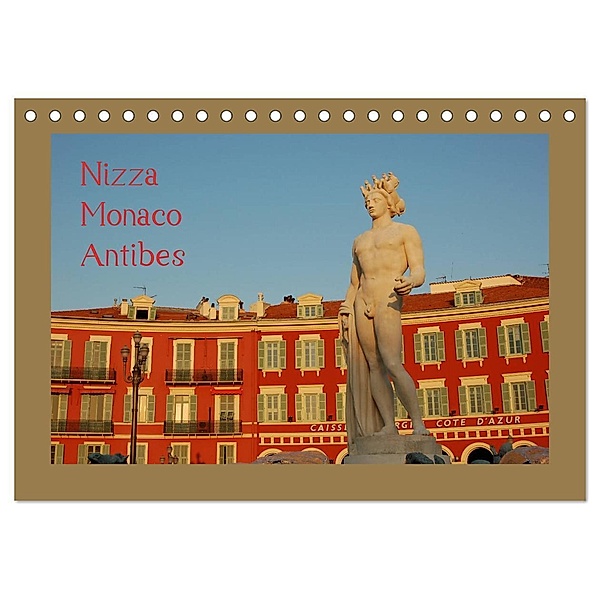 Nizza, Monaco, Antibes (Tischkalender 2024 DIN A5 quer), CALVENDO Monatskalender, Dietmar Falk
