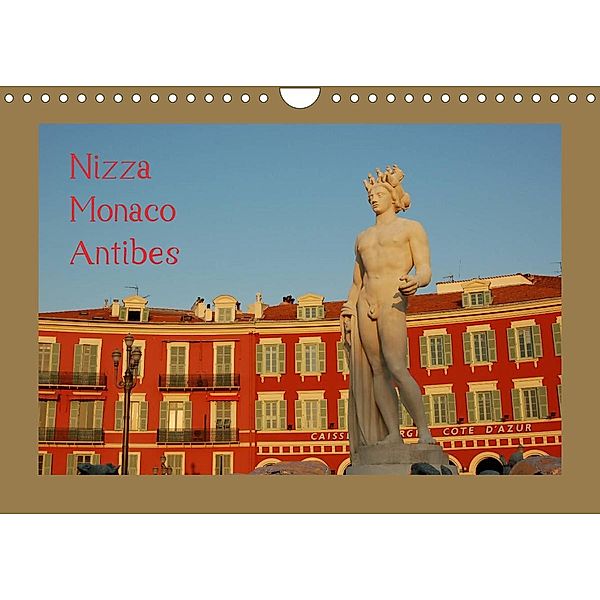 Nizza, Monaco, Antibes (Wandkalender 2023 DIN A4 quer), Dietmar Falk