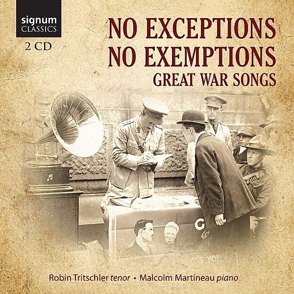 No Exceptions-No Exemptions-Great War Songs, Tritschler, Martineau