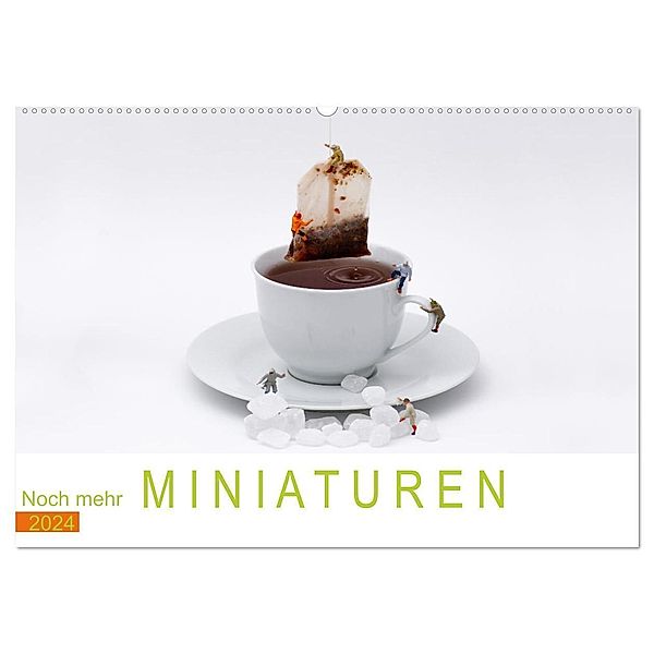 Noch mehr Miniaturen - Small little things (Wandkalender 2024 DIN A2 quer), CALVENDO Monatskalender, Ute Jackisch