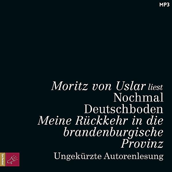 Nochmal Deutschboden, 1 Audio-CD, 1 MP3, Moritz von Uslar