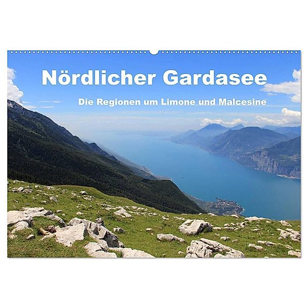 Nördlicher Gardasee - Die Regionen um Limone und Malcesine (Wandkalender 2024 DIN A2 quer), CALVENDO Monatskalender, Rabea Albilt