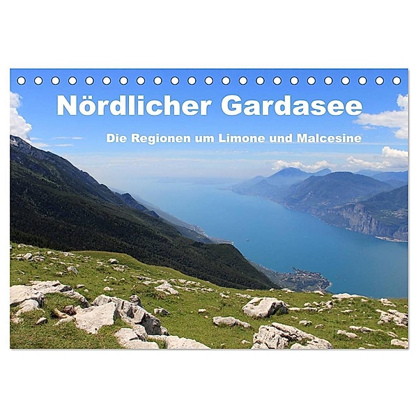 Nördlicher Gardasee - Die Regionen um Limone und Malcesine (Tischkalender 2024 DIN A5 quer), CALVENDO Monatskalender, Rabea Albilt
