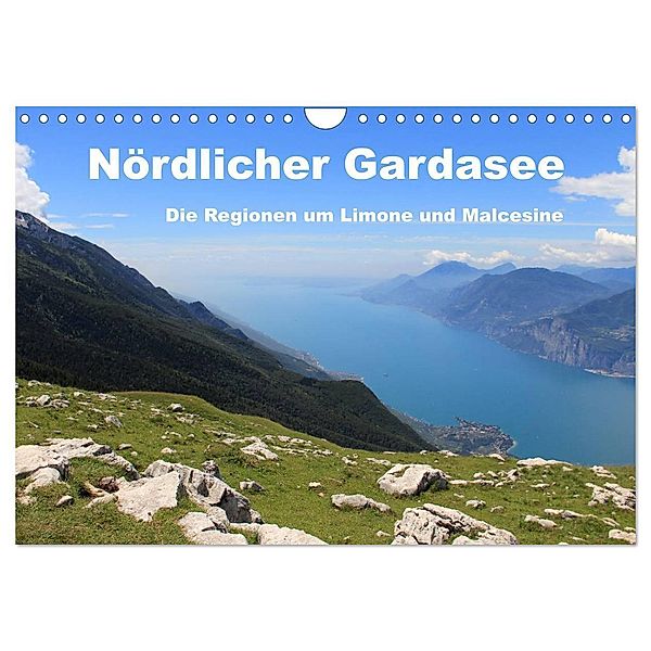 Nördlicher Gardasee - Die Regionen um Limone und Malcesine (Wandkalender 2024 DIN A4 quer), CALVENDO Monatskalender, Rabea Albilt