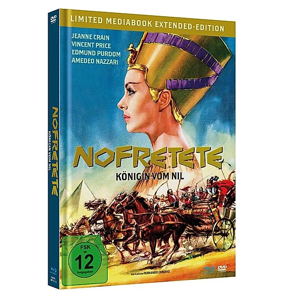 Nofretete-Königin vom Nil-Limited Mediabook, Vincent Price, Jeanne Crain