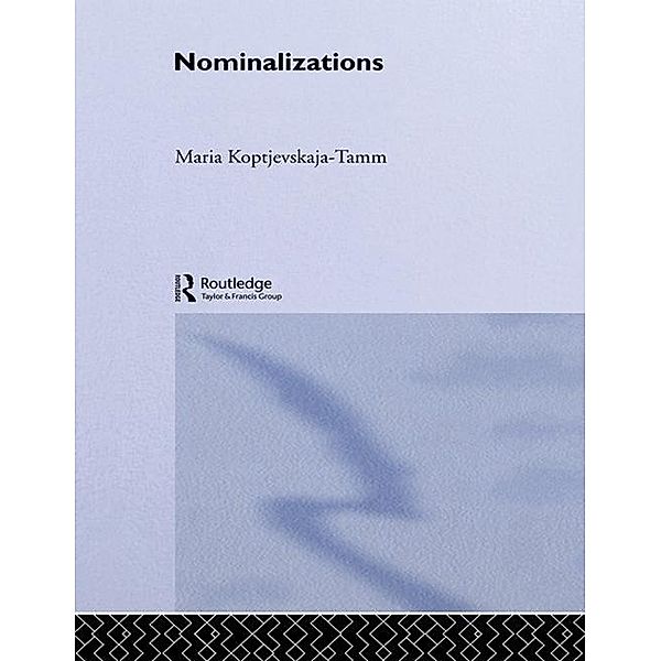 Nominalizations, Maria Koptjevskaja-Tamm