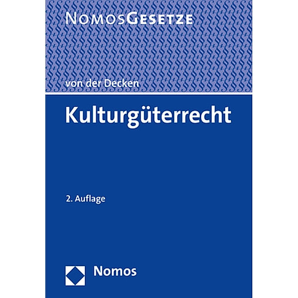 Nomos Gesetze / Kulturgüterrecht