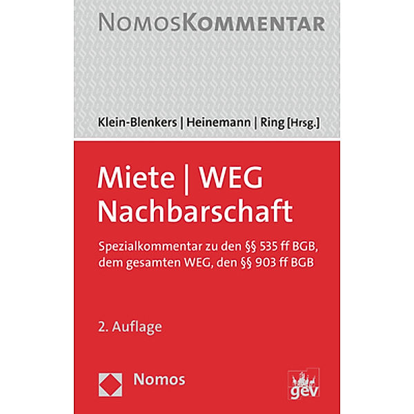 Nomos Kommentar / Miete - WEG - Nachbarschaft