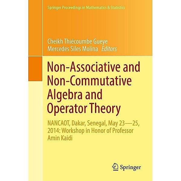 Non-Associative and Non-Commutative Algebra and Operator Theory / Springer Proceedings in Mathematics & Statistics Bd.160