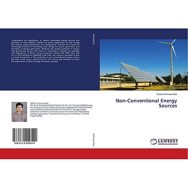 Non-Conventional Energy Sources, Dokku Srinivasa Rao