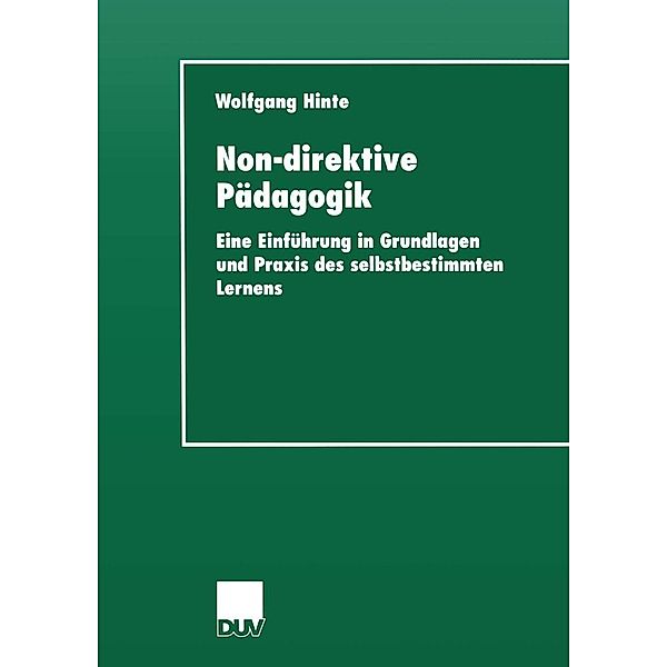 Non-direktive Pädagogik / Sozialwissenschaft, Wolfgang Hinte