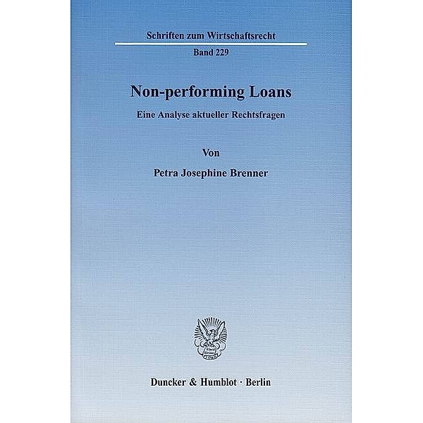 Non-performing Loans, Petra J. Brenner