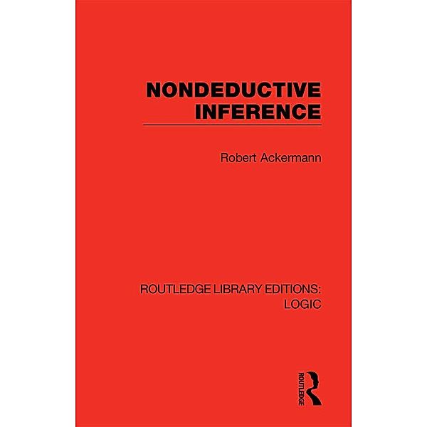 Nondeductive Inference, Robert Ackermann