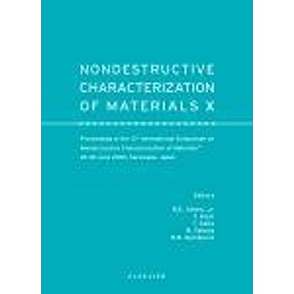 Nondestructive Characterization of Materials X, R. E. Green, N. Takeda, B. B. Djordjevic, T. Saito, T. Kishi