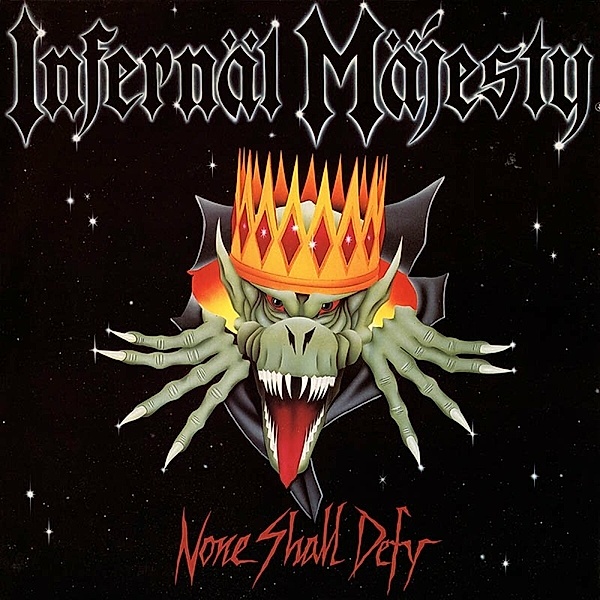 None Shall Defy (Green/White Splatter) (Vinyl), Infernal Majesty