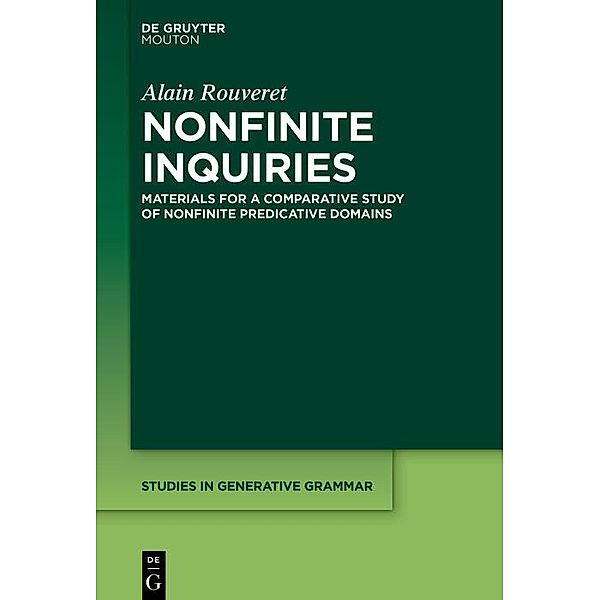 Nonfinite Inquiries / Studies in Generative Grammar, Alain Rouveret
