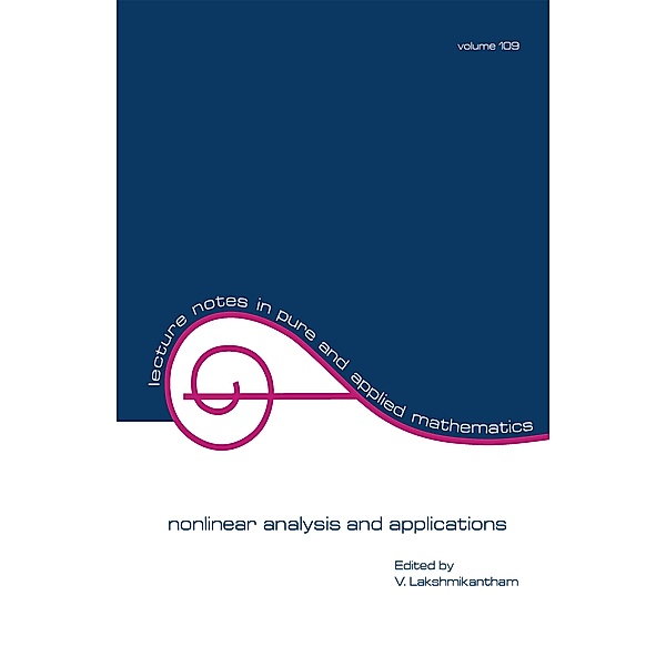nonlinear analysis and applications, Lakshmikantham