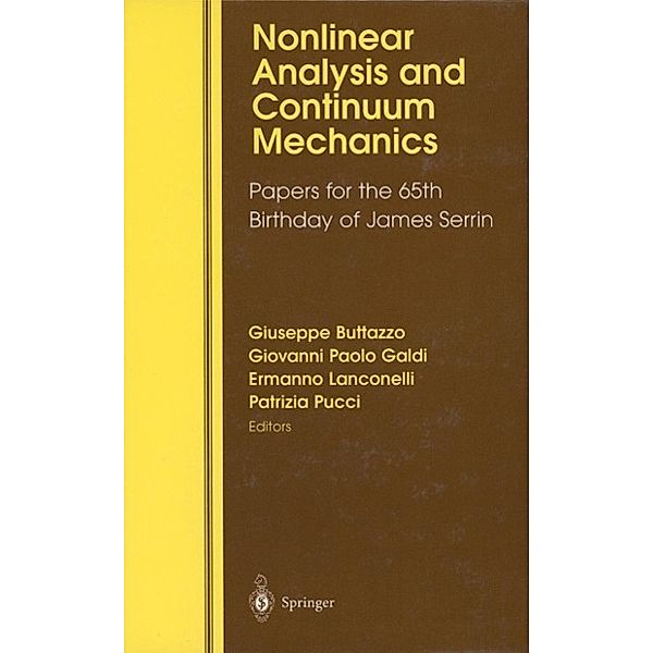Nonlinear Analysis and Continuum Mechanics
