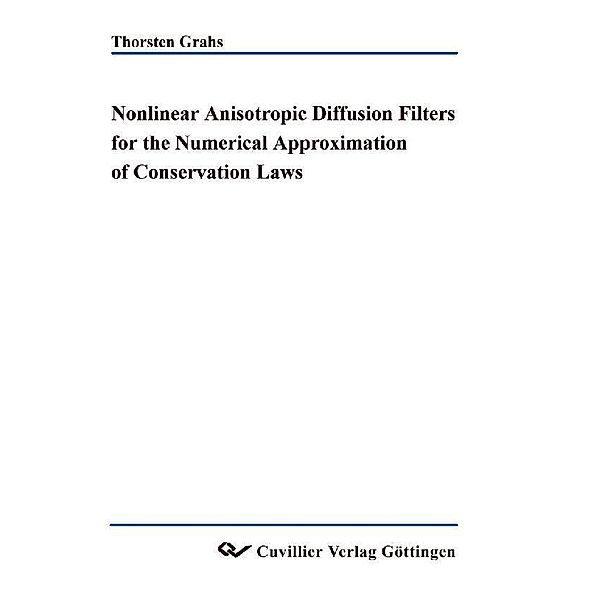 Nonlinear anisotropic diffusion filters for the numerical approximation of conservation laws