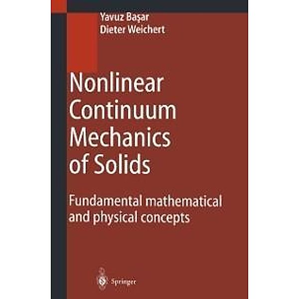 Nonlinear Continuum Mechanics of Solids, Yavuz Basar, Dieter Weichert