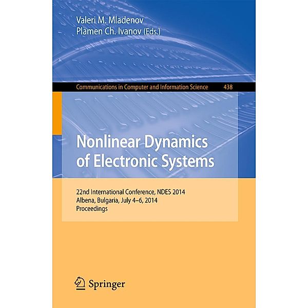 Nonlinear Dynamics of Electronic Systems / Communications in Computer and Information Science Bd.438