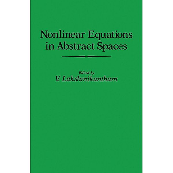 Nonlinear Equations in Abstract Spaces