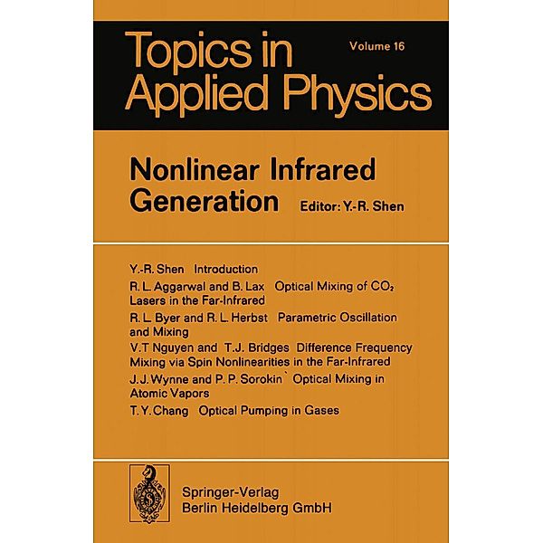 Nonlinear Infrared Generation / Topics in Applied Physics Bd.16