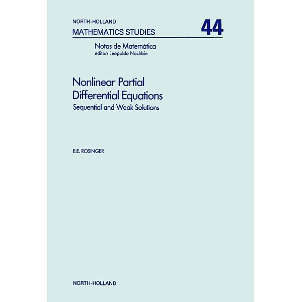 Nonlinear Partial Differential Equations