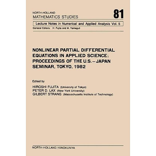 Nonlinear Partial Differential Equations in Applied Science