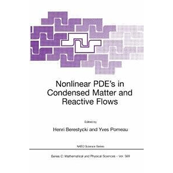 Nonlinear PDE's in Condensed Matter and Reactive Flows / Nato Science Series C: Bd.569