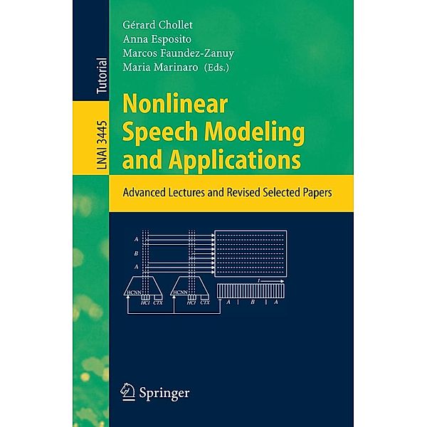 Nonlinear Speech Modeling and Applications / Lecture Notes in Computer Science Bd.3445