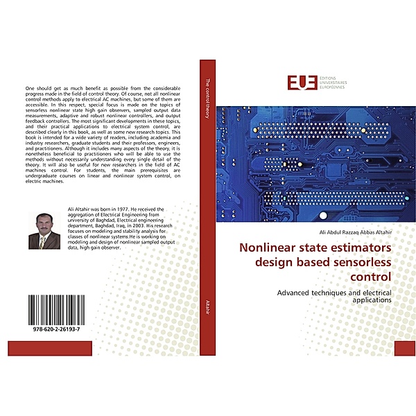 Nonlinear state estimators design based sensorless control, Ali Abdul Razzaq Abbas Altahir