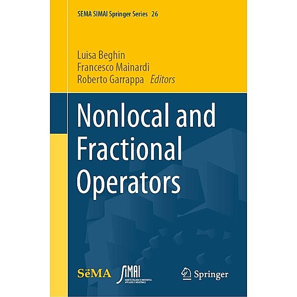 Nonlocal and Fractional Operators / SEMA SIMAI Springer Series Bd.26