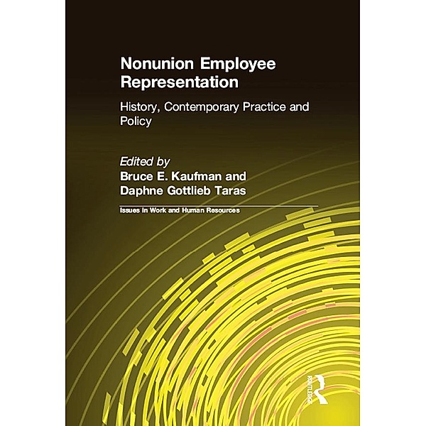 Nonunion Employee Representation, Bruce E. Kaufman, Daphne Gottlieb Taras