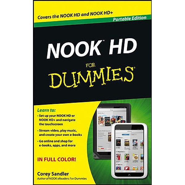NOOK HD For Dummies, Portable Edition, Corey Sandler