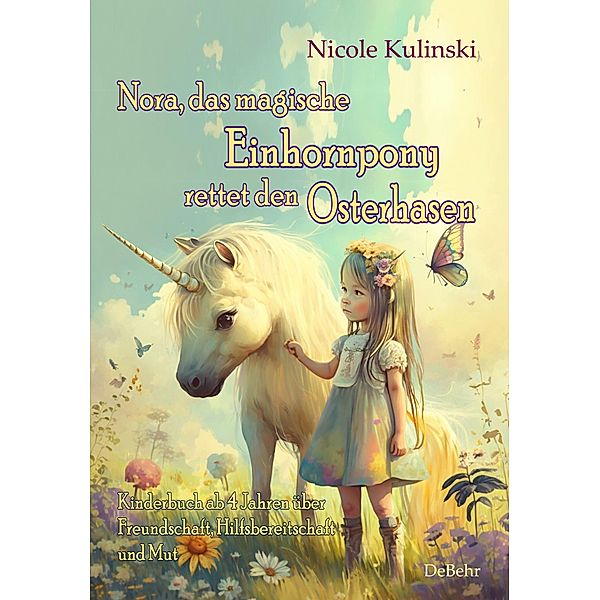 Nora, das magische Einhornpony, rettet den Osterhasen - Kinderbuch ab 4 Jahren über Freundschaft, Hilfsbereitschaft und Mut, Nicole Kulinski