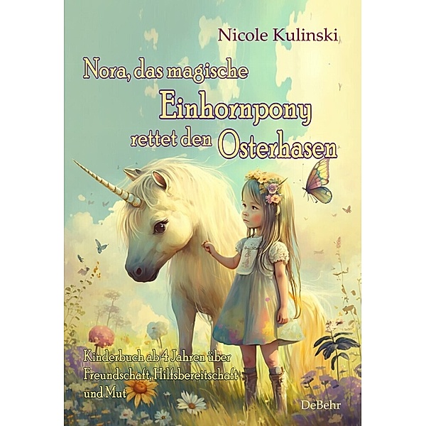 Nora, das magische Einhornpony, rettet den Osterhasen - Kinderbuch ab 4 Jahren über Freundschaft, Hilfsbereitschaft und Mut, Nicole Kulinski