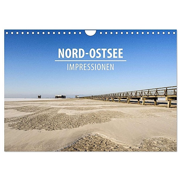 Nord-Ostsee Impressionen (Wandkalender 2024 DIN A4 quer), CALVENDO Monatskalender, Ralph Kerpa