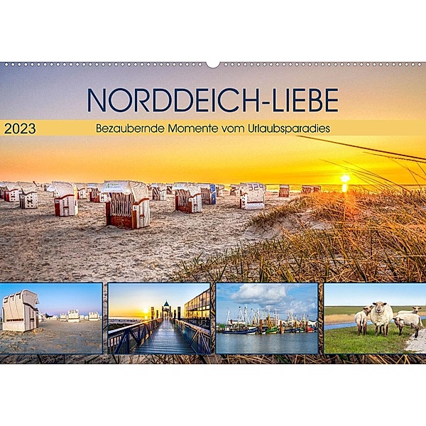 NORDDEICH-LIEBE (Wandkalender 2023 DIN A2 quer), Andrea Dreegmeyer