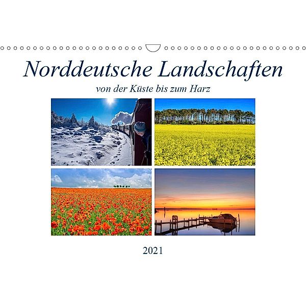 Norddeutsche Landschaften (Wandkalender 2021 DIN A3 quer), Joachim Hasche