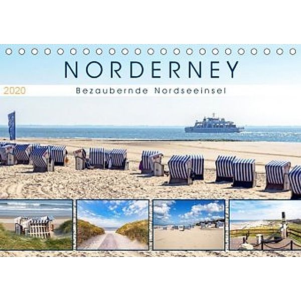NORDERNEY Bezaubernde Nordseeinsel (Tischkalender 2020 DIN A5 quer), Andrea Dreegmeyer