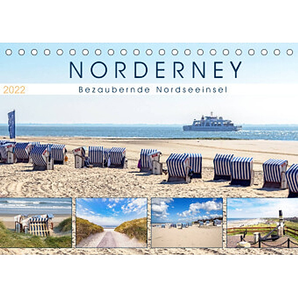 NORDERNEY Bezaubernde Nordseeinsel (Tischkalender 2022 DIN A5 quer), Andrea Dreegmeyer