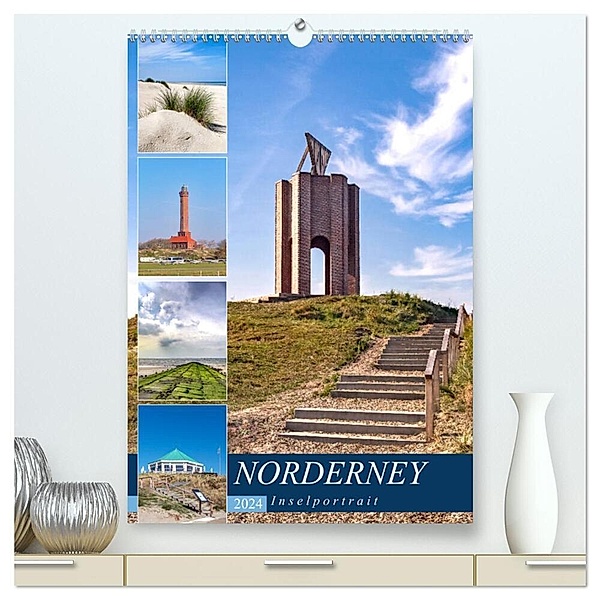 Norderney Inselportrait (hochwertiger Premium Wandkalender 2024 DIN A2 hoch), Kunstdruck in Hochglanz, Andrea Dreegmeyer