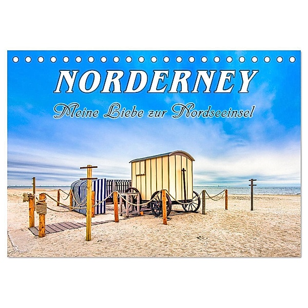 NORDERNEY - Meine Liebe zur Nordseeinsel (Tischkalender 2024 DIN A5 quer), CALVENDO Monatskalender, Andrea Dreegmeyer
