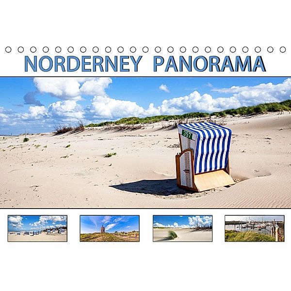 NORDERNEY PANORAMA (Tischkalender 2020 DIN A5 quer), Andrea Dreegmeyer