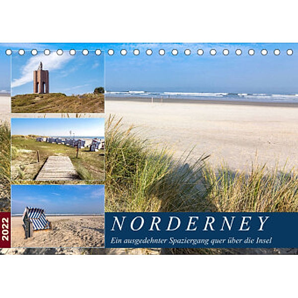 Norderney Spaziergang (Tischkalender 2022 DIN A5 quer), Andrea Dreegmeyer