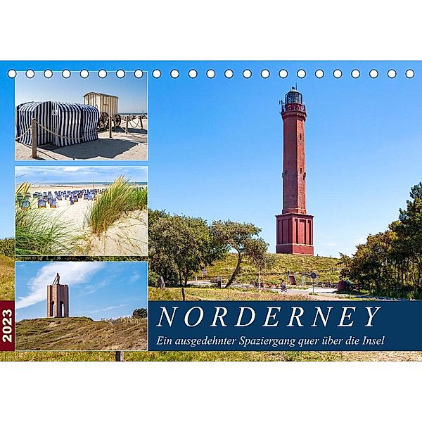 Norderney Spaziergang (Tischkalender 2023 DIN A5 quer), Andrea Dreegmeyer