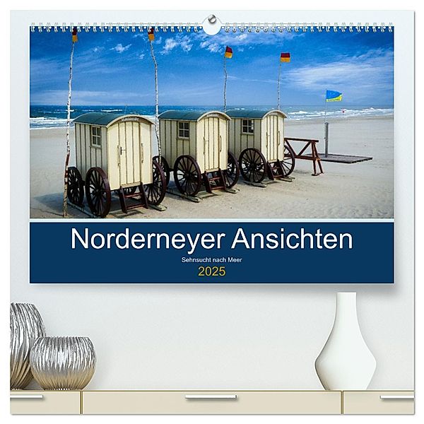 Norderneyer Ansichten (hochwertiger Premium Wandkalender 2025 DIN A2 quer), Kunstdruck in Hochglanz, Calvendo, Thorsten Kleinfeld