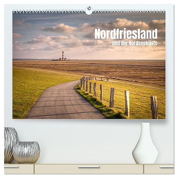 Nordfriesland und die Nordseeküste (hochwertiger Premium Wandkalender 2025 DIN A2 quer), Kunstdruck in Hochglanz, Calvendo, Sascha Haas Photography